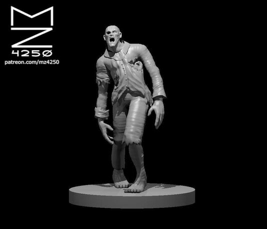 Zombie Male miniature by MZ4250