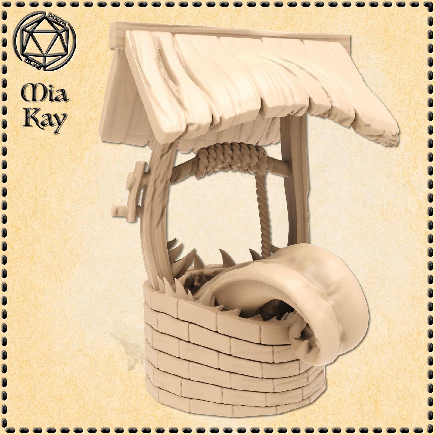Mimic Well miniature by M3DM