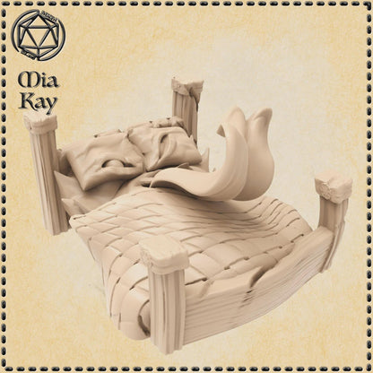 Mimic Bed miniature by M3DM