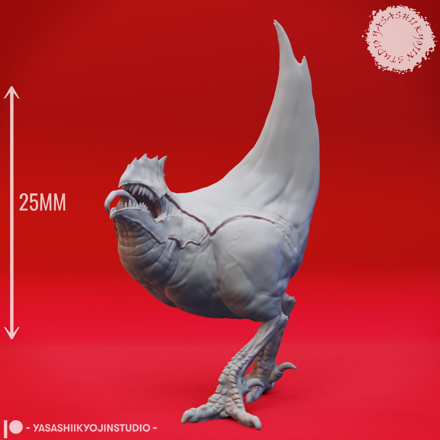 Abyssal Chicken miniature by Yasashii Kyojin Studio