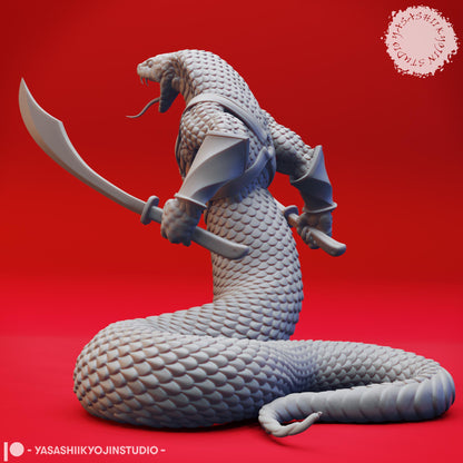 Yuan-ti miniature by Yasashii Kyojin Studio