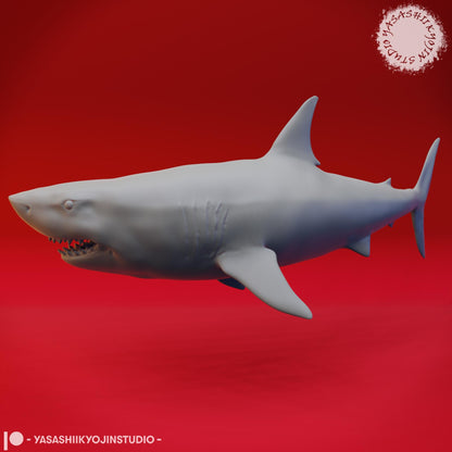 Shark miniature by Yasashii Kyojin Studio