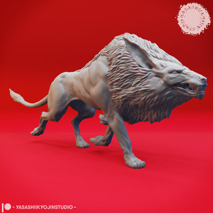 Worg miniature by Yasashii Kyojin Studio