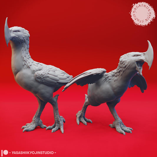 Axe beak miniature by Yasashii Kyojin Studio