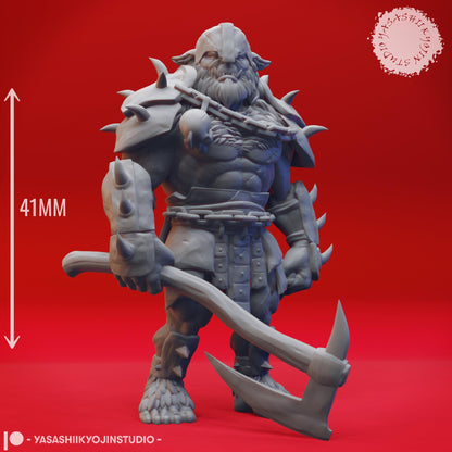 Bugbear miniature by Yasashii Kyojin Studio