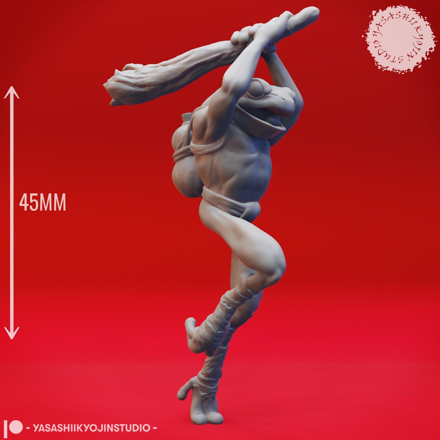 Bullywug miniature by Yasashii Kyojin Studio