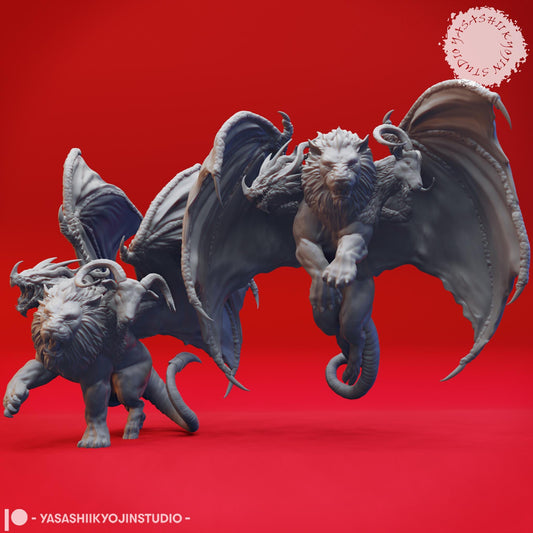 Chimera miniature by Yasashii Kyojin Studio