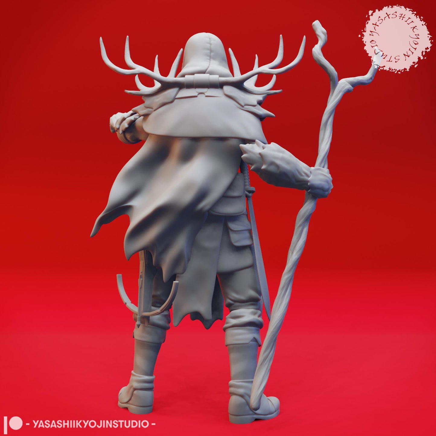 Druid miniature by Yasashii Kyojin Studio