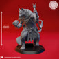 Coyote Necromancer miniature by Yasashii Kyojin Studio