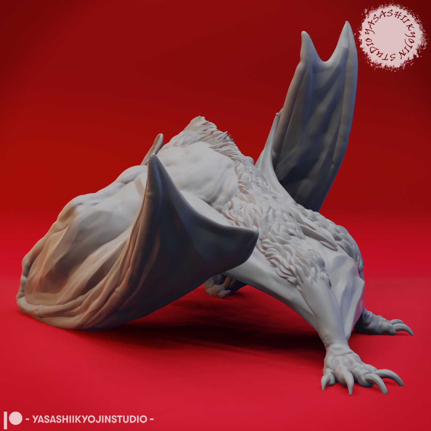 Dire Bat miniature by Yasashii Kyojin Studio