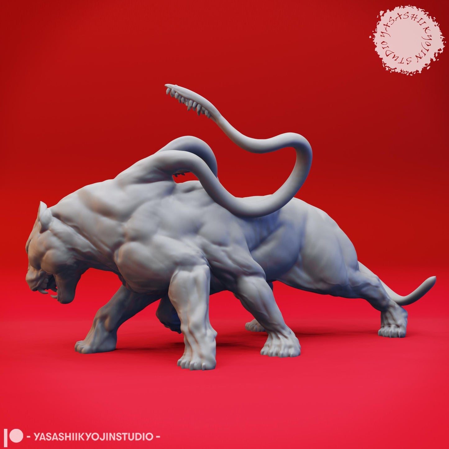 Displacer Beast miniature by Yasashii Kyojin Studio