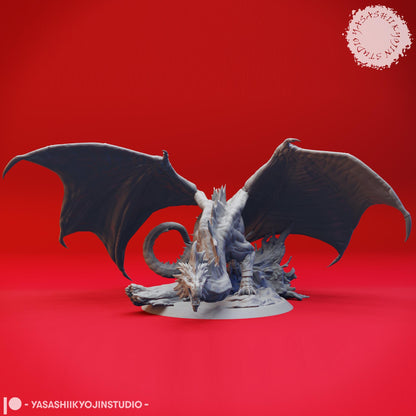 Green Dragon miniature by Yasashii Kyojin Studio