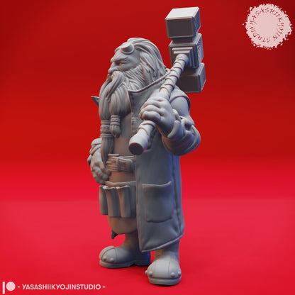 Dwarf Rockseeker miniature by Yasashii Kyojin Studio