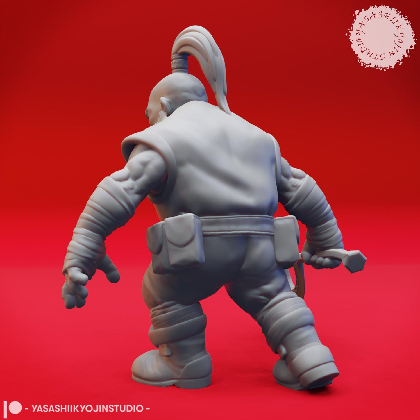 Dwarf Rockseeker miniature by Yasashii Kyojin Studio