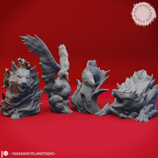Elemental miniature by Yasashii Kyojin Studio