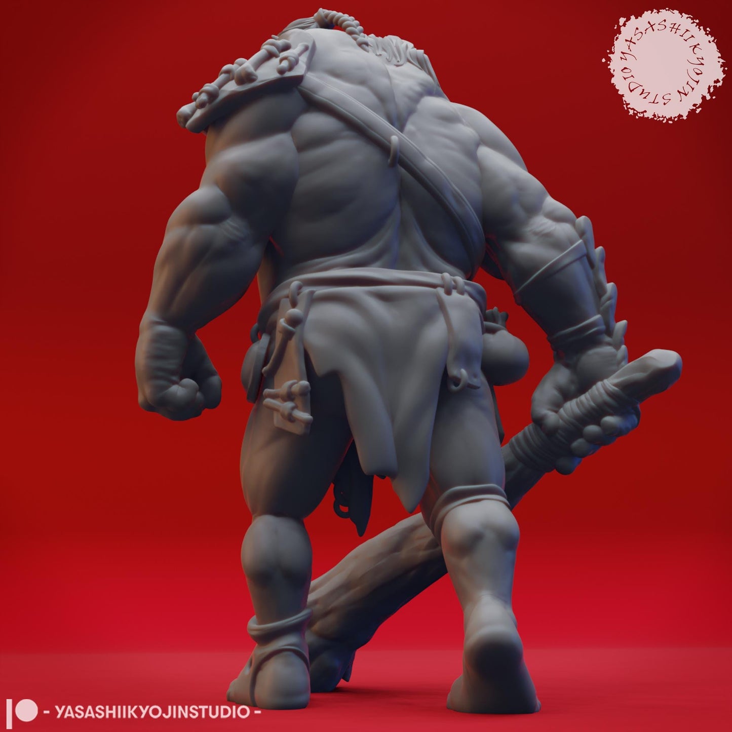 Ettin miniature by Yasashii Kyojin Studio
