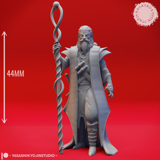 Evil Mage miniature by Yasashii Kyojin Studio