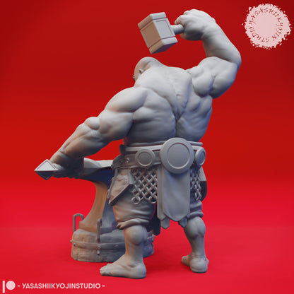 Fire Giant miniature by Yasashii Kyojin Studio
