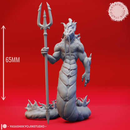 Flame Salamander miniature by Yasashii Kyojin Studio