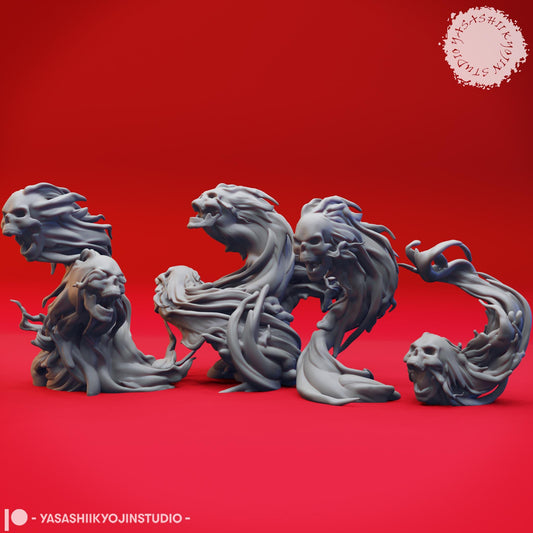 Flameskull miniature by Yasashii Kyojin Studio