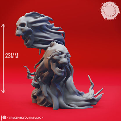 Flameskull miniature by Yasashii Kyojin Studio