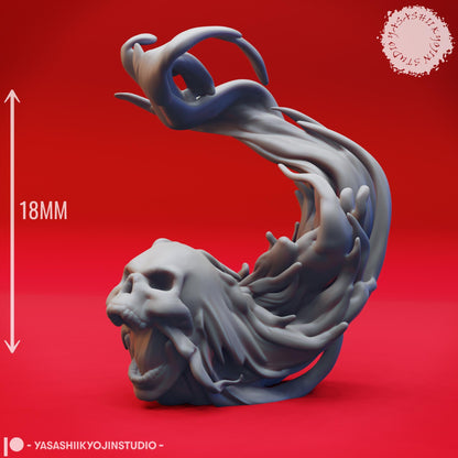 Flameskull miniature by Yasashii Kyojin Studio