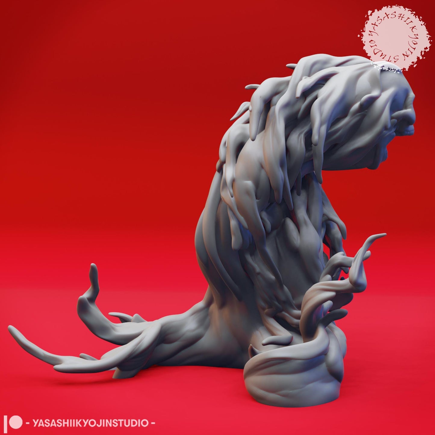 Flameskull miniature by Yasashii Kyojin Studio