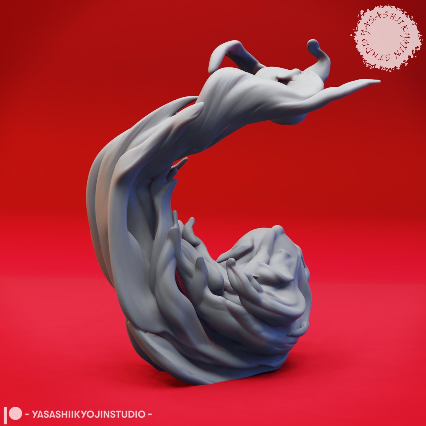 Flameskull miniature by Yasashii Kyojin Studio