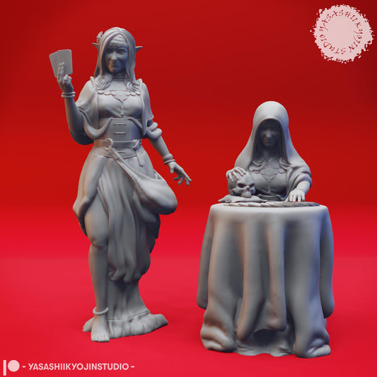 Fortune Teller miniature by Yasashii Kyojin Studio