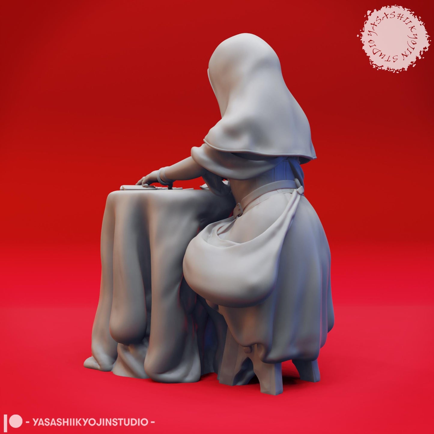 Fortune Teller miniature by Yasashii Kyojin Studio