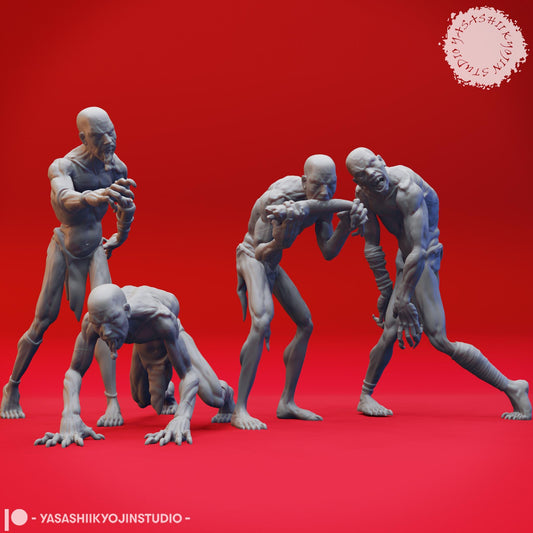 Ghoul miniature by Yasashii Kyojin Studio
