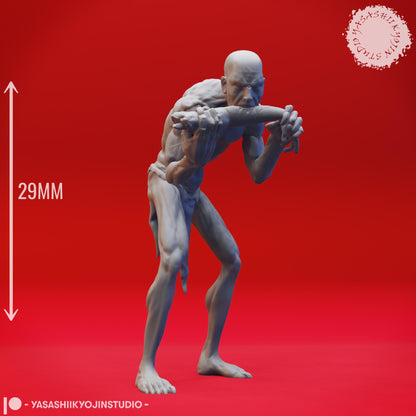 Ghoul miniature by Yasashii Kyojin Studio