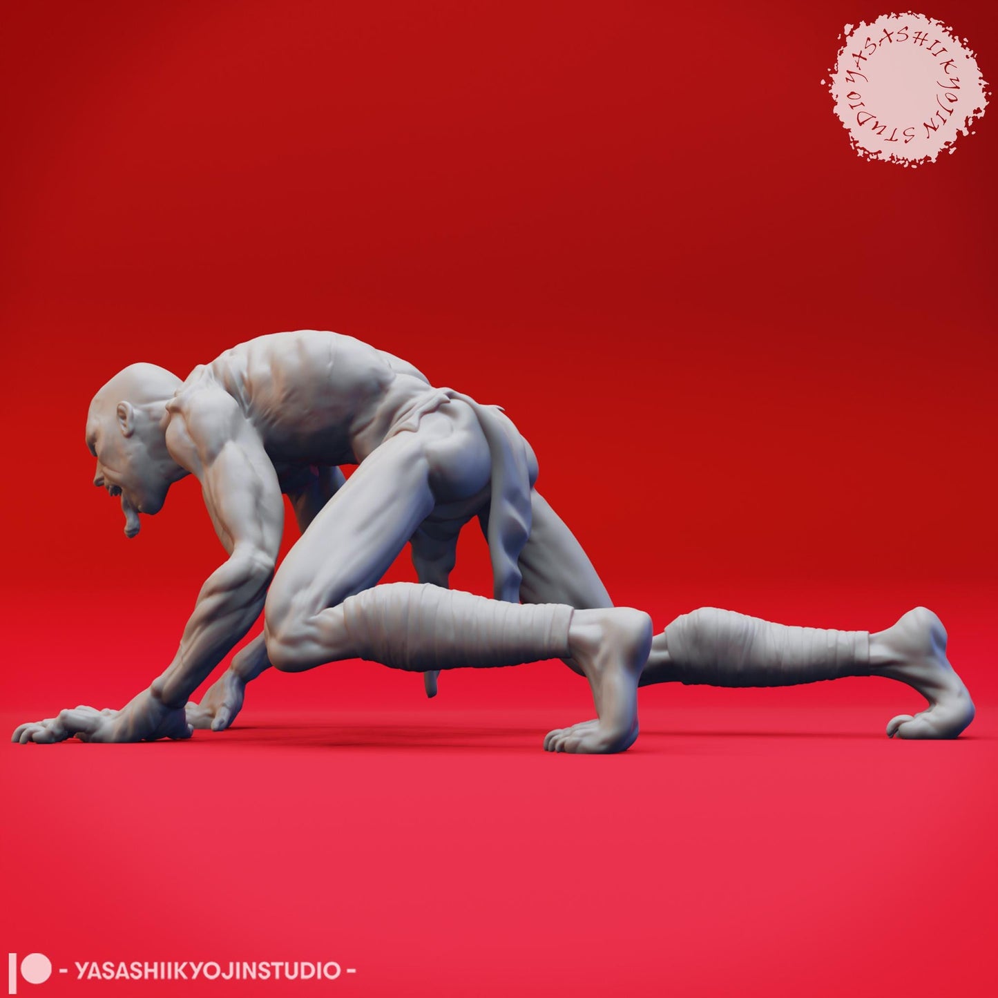 Ghoul miniature by Yasashii Kyojin Studio