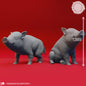 Giant Boar miniature by Yasashii Kyojin Studio