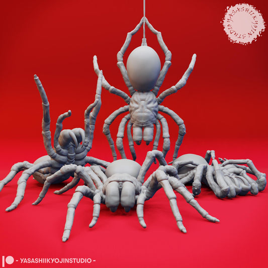 Giant Spider miniature by Yasashii Kyojin Studio