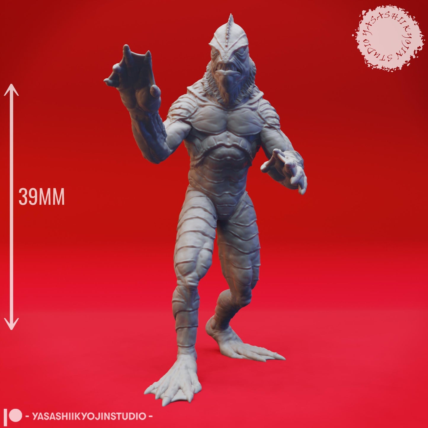 Gillman miniature by Yasashii Kyojin Studio