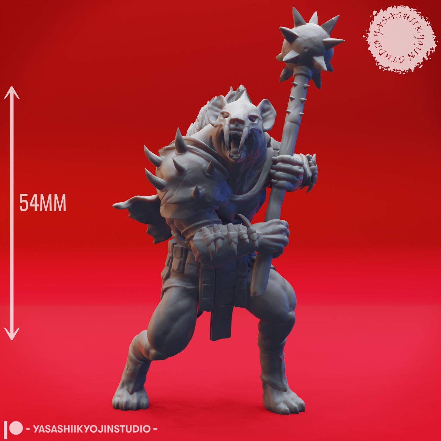 Gnoll miniature by Yasashii Kyojin Studio