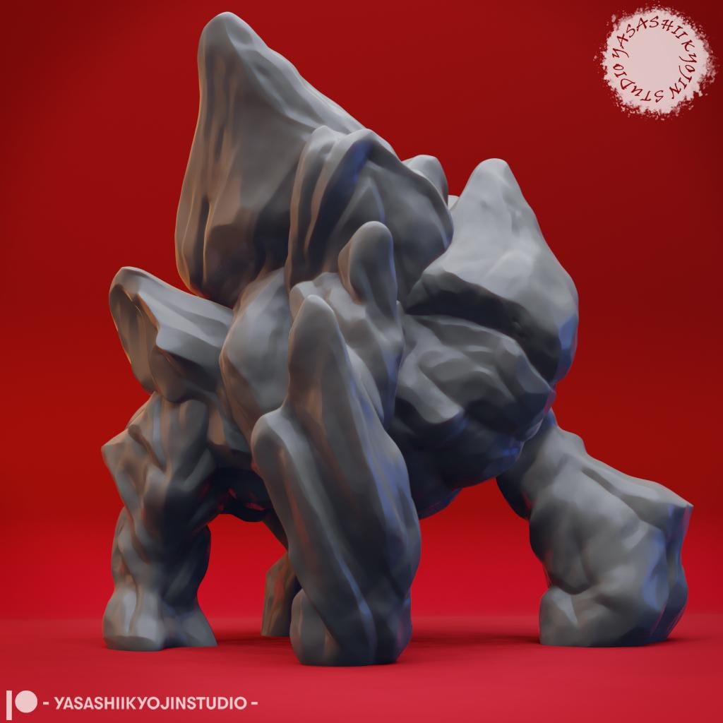 Ice Golem miniature by Yasashii Kyojin Studio