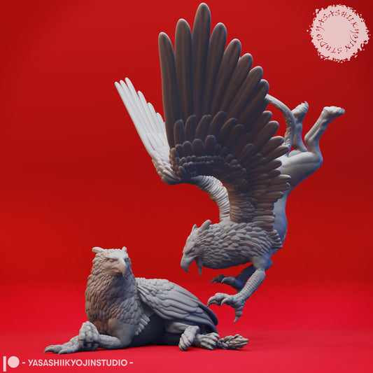 Griffon miniature by Yasashii Kyojin Studio