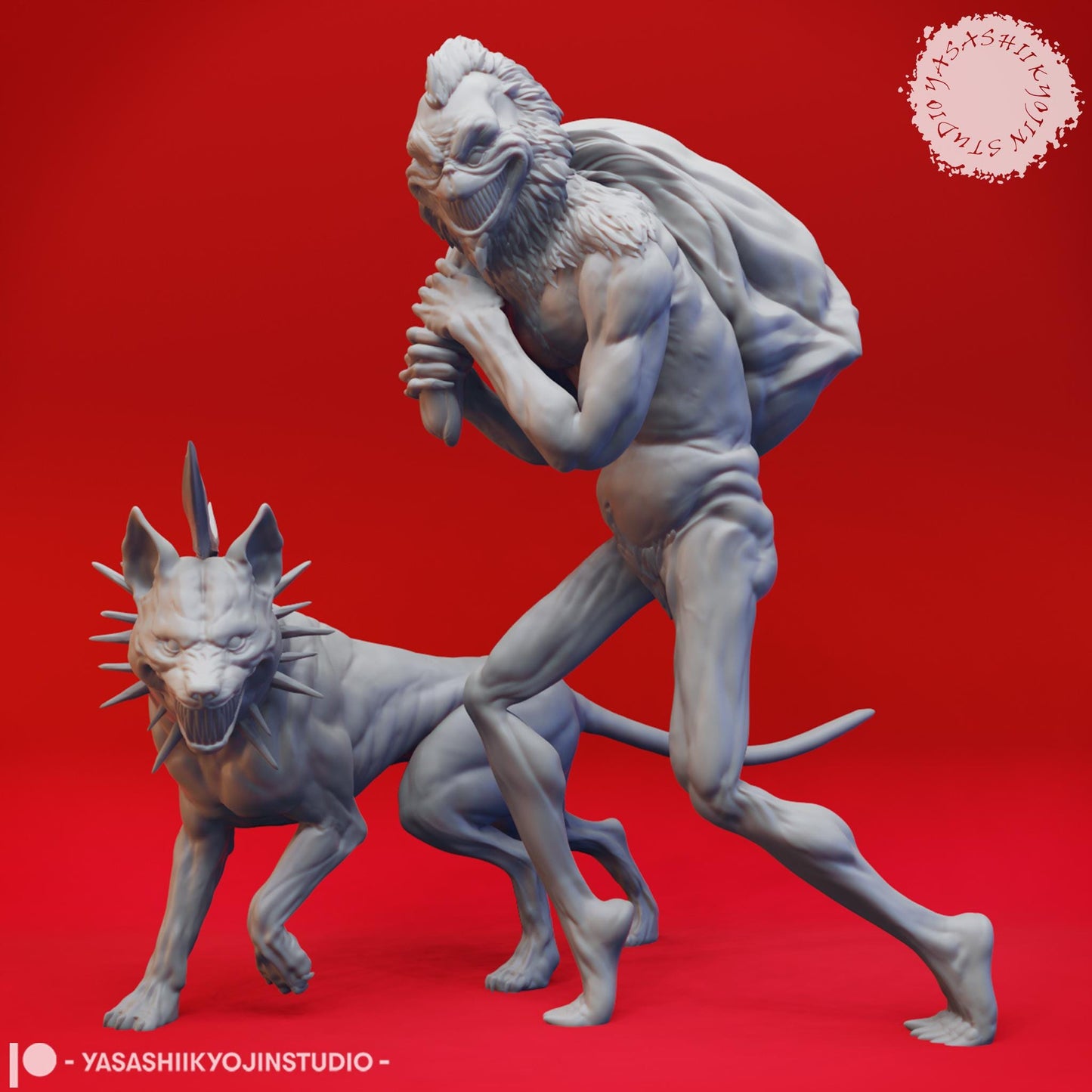 Grinch miniature by Yasashii Kyojin Studio