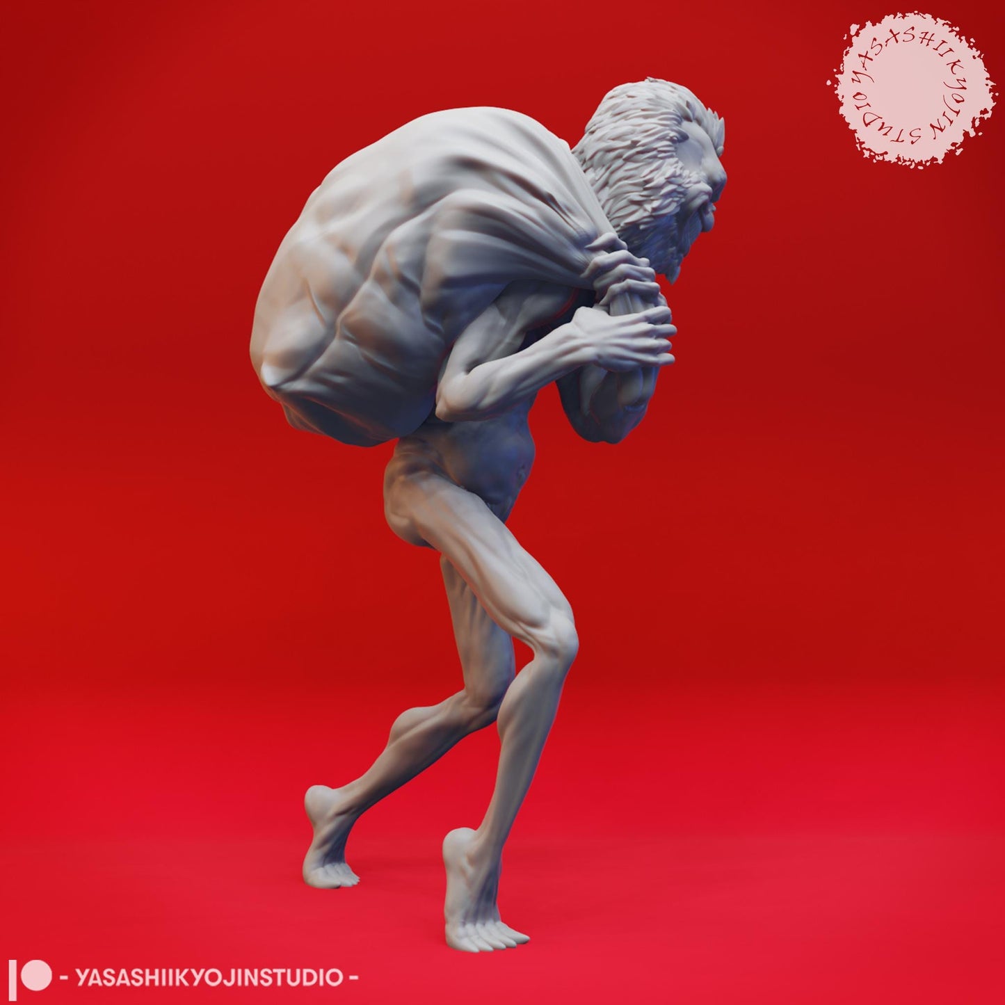 Grinch miniature by Yasashii Kyojin Studio