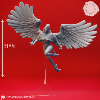 Harpy miniature by Yasashii Kyojin Studio