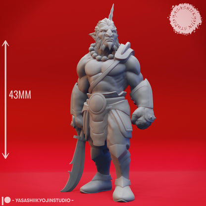 Hobgoblin miniature by Yasashii Kyojin Studio