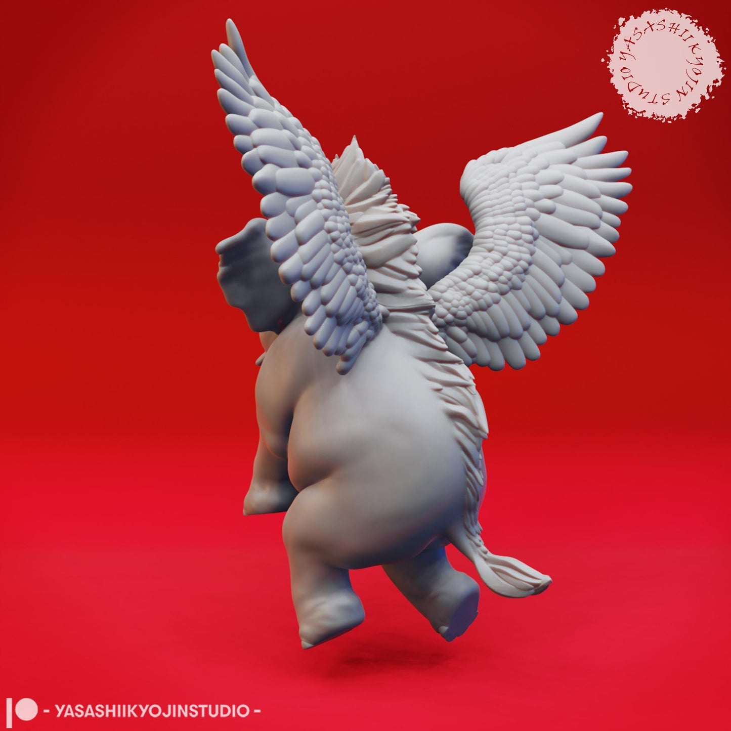 Hollyphant miniature by Yasashii Kyojin Studio