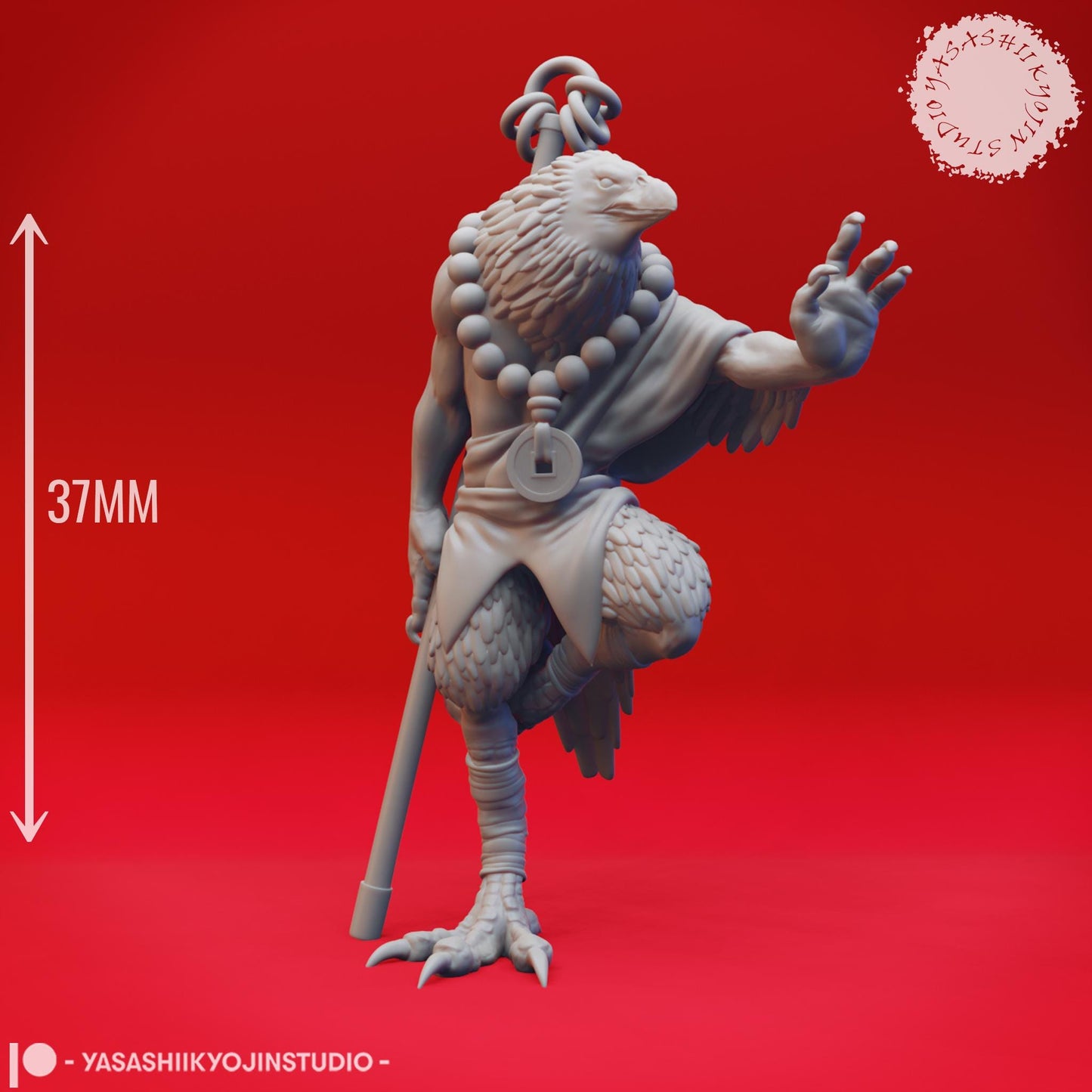 Kenku miniature by Yasashii Kyojin Studio