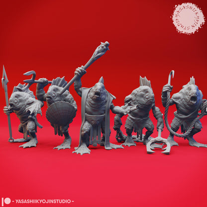 Kuo-toa miniature by Yasashii Kyojin Studio