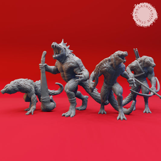 Lizardfolk miniature by Yasashii Kyojin Studio