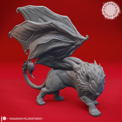 Manticore miniature by Yasashii Kyojin Studio