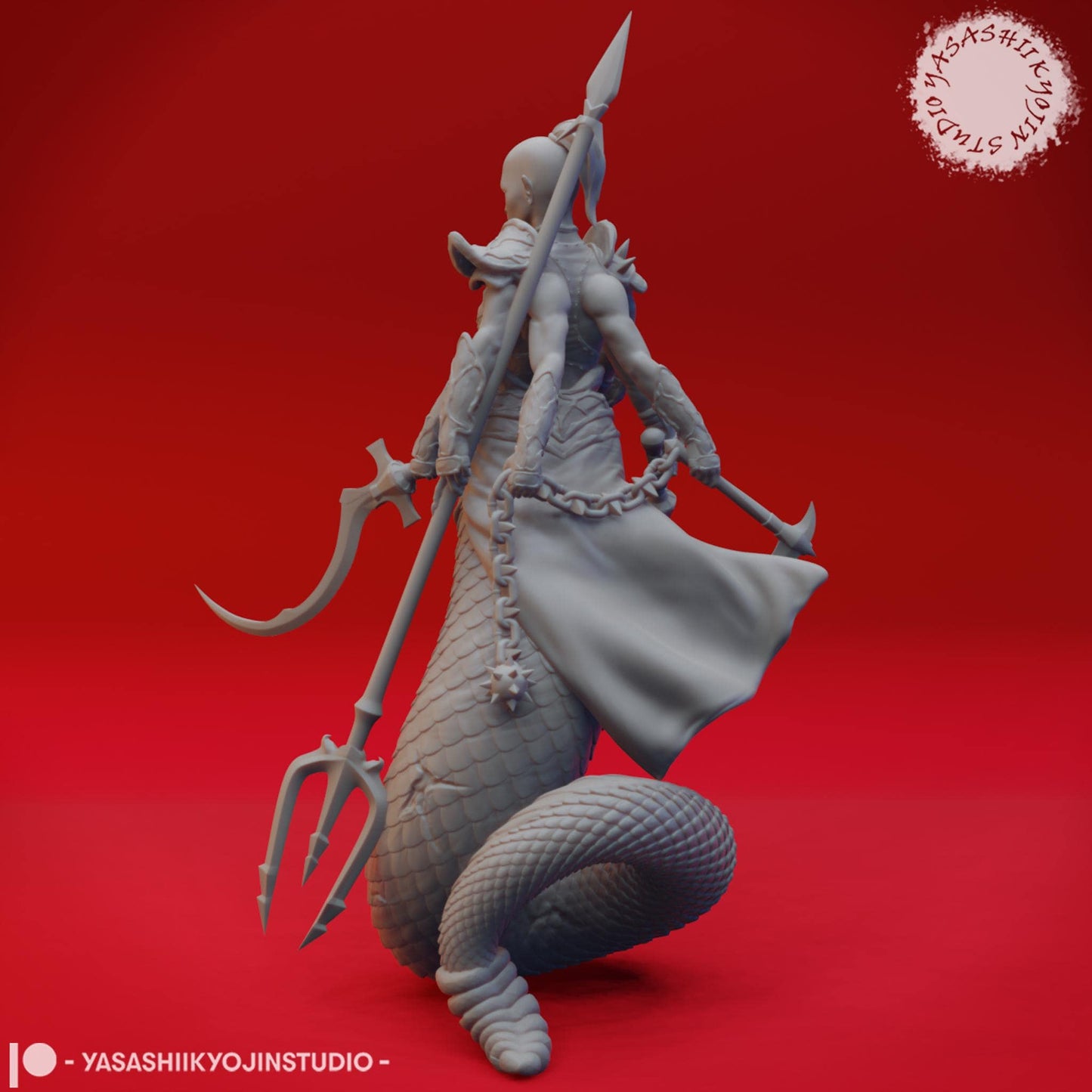 Marilith miniature by Yasashii Kyojin Studio