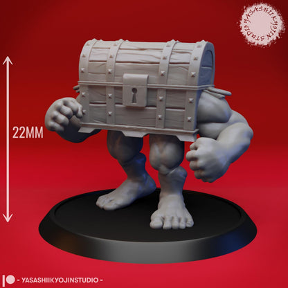 Chest Mimic miniature by Yasashii Kyojin Studio